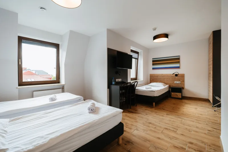 widok na pokój hotelowy